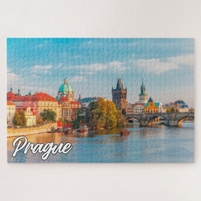Schönes Prag, Tschechische Republik Puzzle (Horizontal)