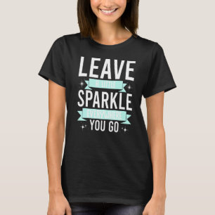 Schönes Queen Confidence Verließ ein wenig sparkle T-Shirt