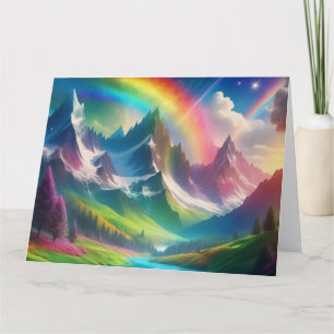 Schönes Rainbow Fantasy Realm Karte