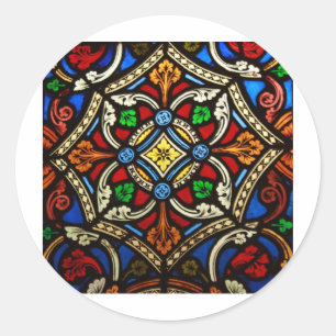 Schönes, religiös festes Glas Runder Aufkleber