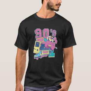 Schönes Retro 90er Party Outfit - 90er und 80er T-Shirt