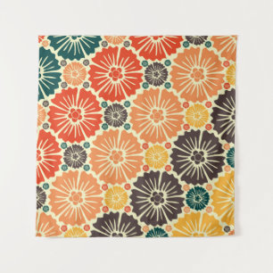 Schönes Retro-Jugendstil Wandteppich