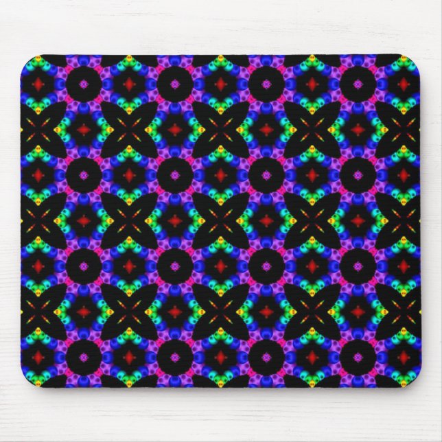 Schönes Retro-Muster Mousepad (Vorne)
