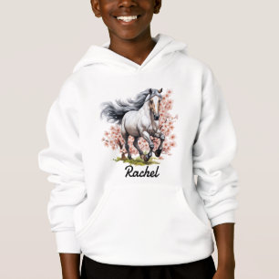 Schönes Roan Pferd Hoodie