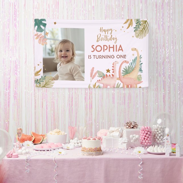 Schönes rosa Dino Banner (Von Creator hochgeladen)