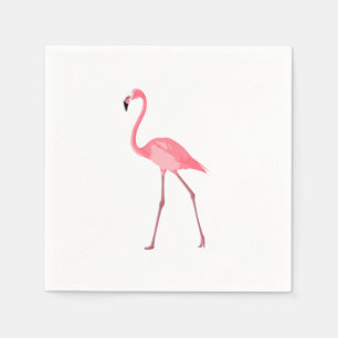 Schönes rosa Flamingo Serviette