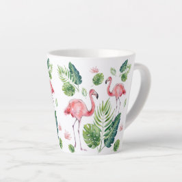 Schönes rosa Flamingos-Muster Milchtasse