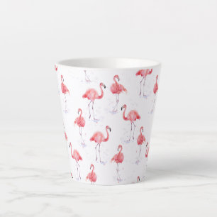 Schönes rosa Flamingos-Muster Milchtasse