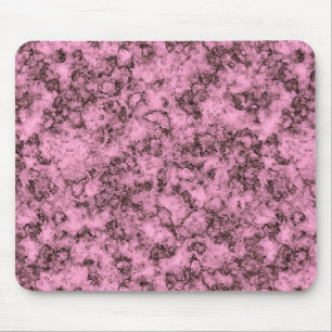Schönes rosa, helles Marmor dunkle Adern Mousepad