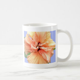 Schönes Rosa und gelbe Plumeria Tasse