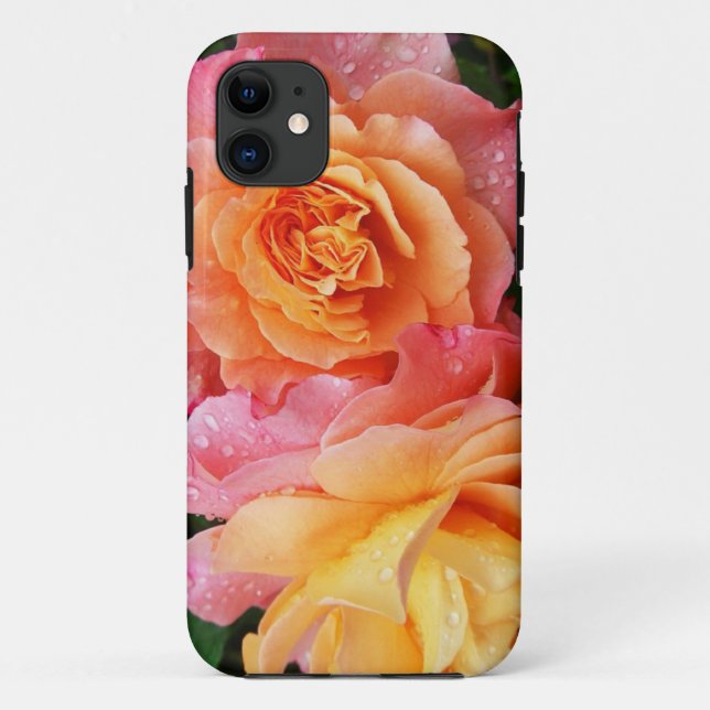 Schönes rosa und orange Rose Foto Case-Mate iPhone Hülle (Rückseite)