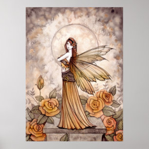 Schönes Rose Fairy Poster von Molly Harrison