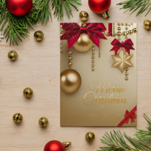 Schönes Rotes frohe Weihnachten Neues Jahr