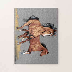 Schönes Running Horses Painting Jigsaw Puzzle