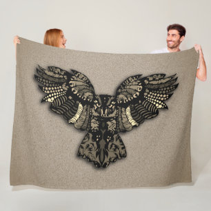 Schönes rustikales Schaf Fleecedecke