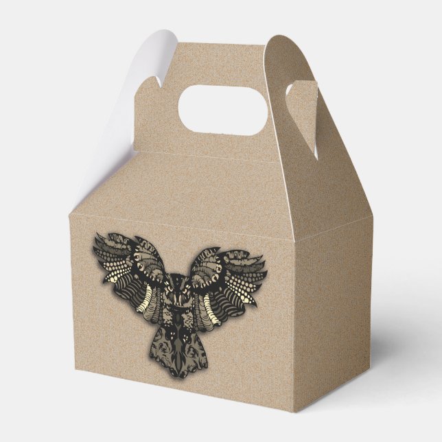 Schönes rustikales Schaf Geschenkschachtel (Vorderseite)