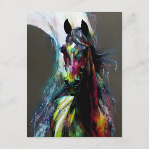 Schönes Saddlebred Pferd Postkarte