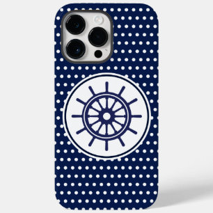 Schönes Schiffrad Seeblau und Weiß Case-Mate iPhone 14 Pro Max Hülle