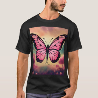 Schönes Schmetterlings-Grafik-T-Shirt – Stylische T-Shirt