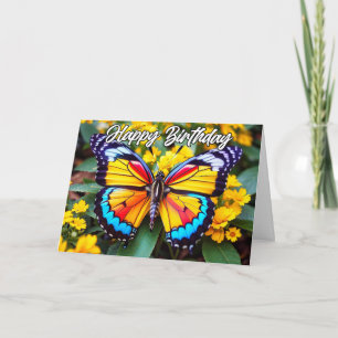 Schönes Schmetterlingsdesign Karte
