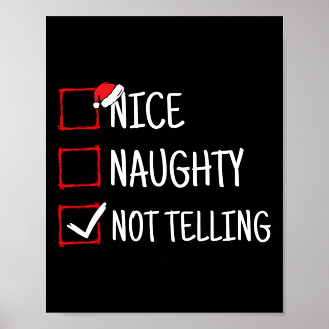 Schönes, schmutziges Weihnachtsgeschenk Poster (Vorne)