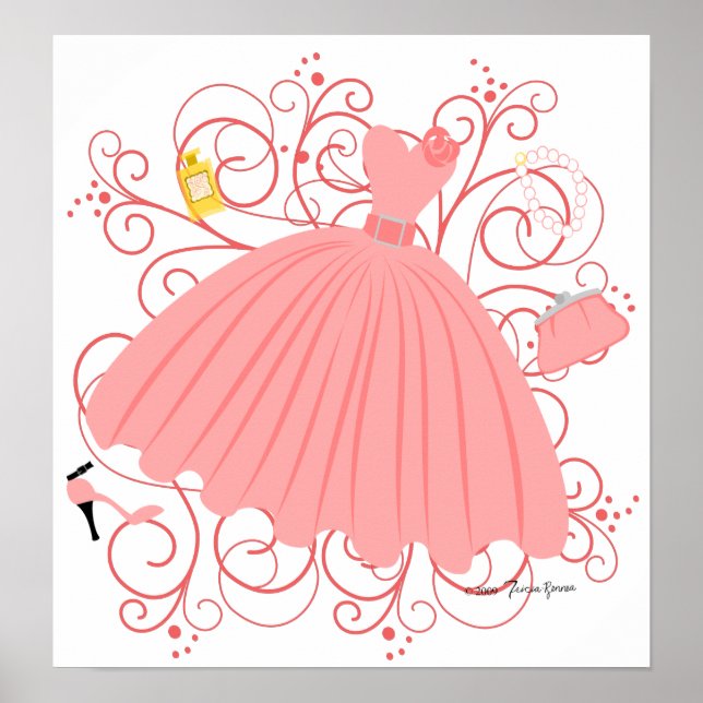 Schönes, schönes Kleid Poster (Vorne)