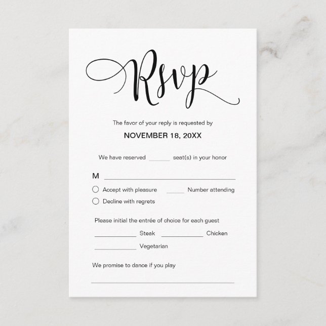 Schönes Schwarzes Drehbuch, UAWG, Respekt Begleitkarte (Vorderseite)