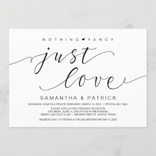 Schönes Schwarzes Nichts Extravagant nur Liebe, En Einladung