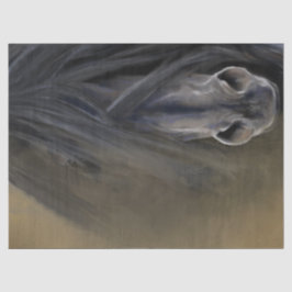 Schönes Schwarzes Pferd Seidenpapier