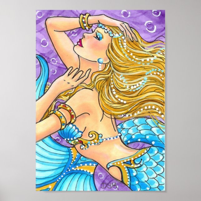 Schönes Schwimmer Poster (Vorne)