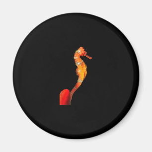 Schönes Seepferd vorne Magnet