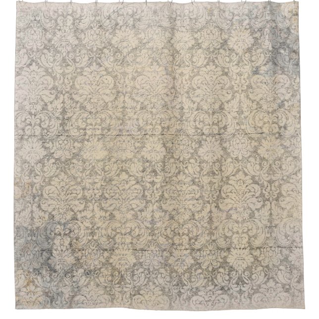 Schönes Shabby Chic-Land Duschvorhang (Vorderseite)