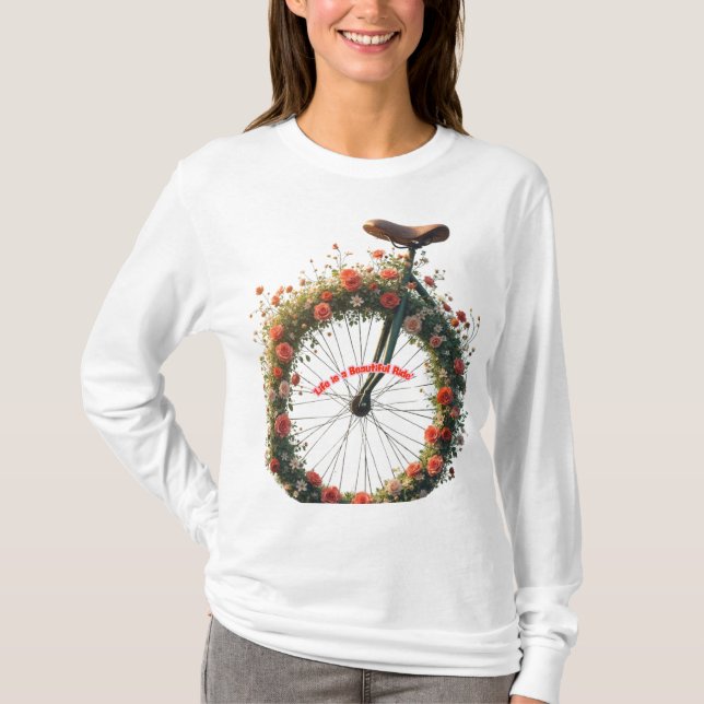 Schönes Shirt mit dem Blumenrad (Vorderseite)