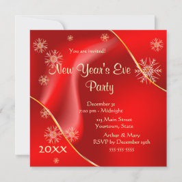 Schönes Silvesterfest - Party 2022 Einladung