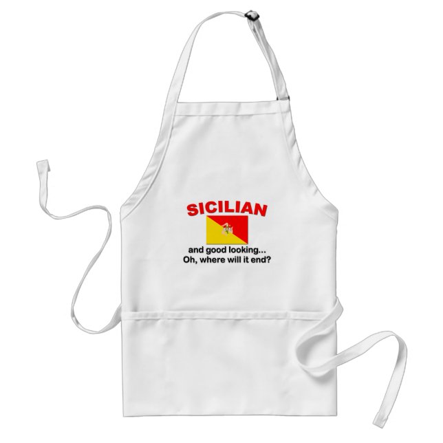 Schönes sizilianisches schürze (Vorne)