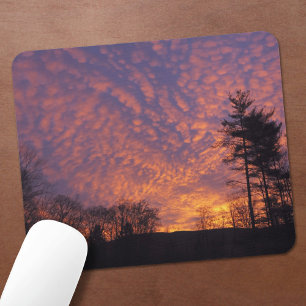 Schönes Sonnenaufgang Wolken Foto Mousepad