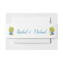 Schönes Sonnenblumen-Display Einladungsbanderole