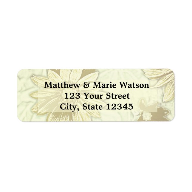 Schönes Sonnenblumendesign (Vorne)