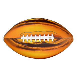 Schönes Sonnenuntergang-Foto Football