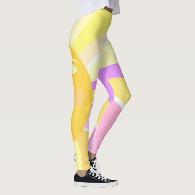 schönes sonniges abstraktes Bild Leggings (Rechts)