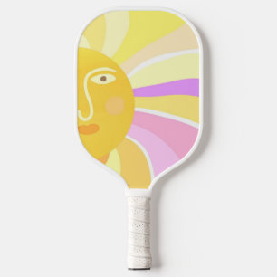 schönes sonniges abstraktes Bild Pickleball Schläger