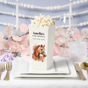 Schönes Sorrel Pferde Portrait Geburtstag Vielen D Geschenkschachtel