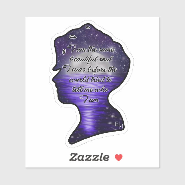 Schönes Soul Aufkleber (Blatt)