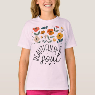 Schönes Soul Blumengrafik Design Inspiration T-Shirt