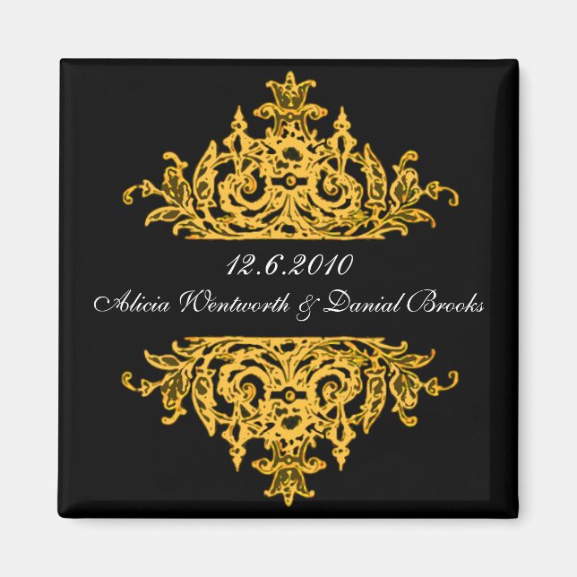 Schönes Speichern des Datumsfensters Magnet (Vorne)