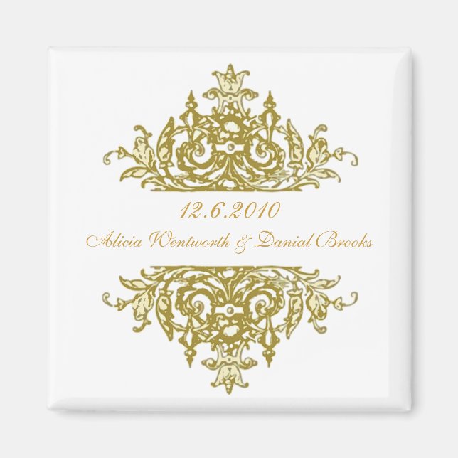 Schönes Speichern des Datumsfensters Magnet (Vorne)