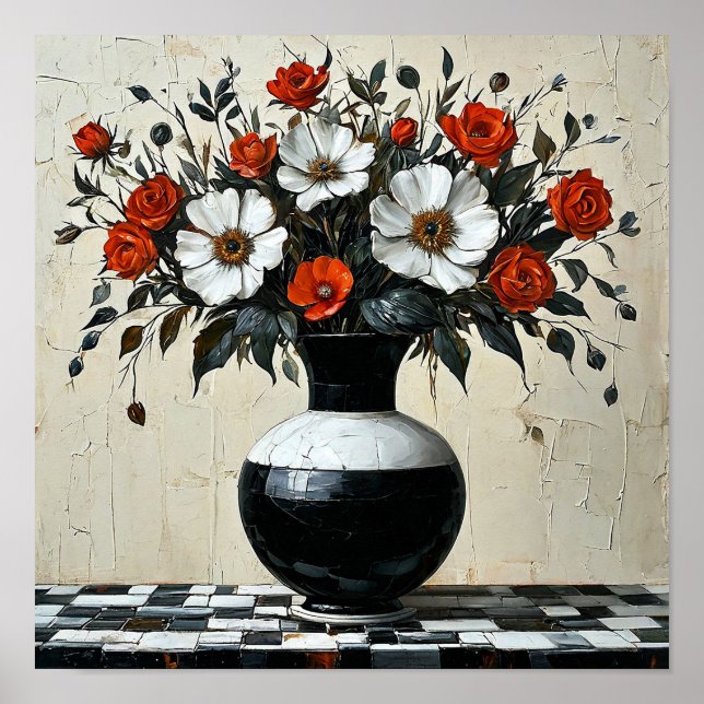Schönes Stillleben Poster (Vorne)