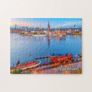 Schönes Stockholm, Schweden Puzzle