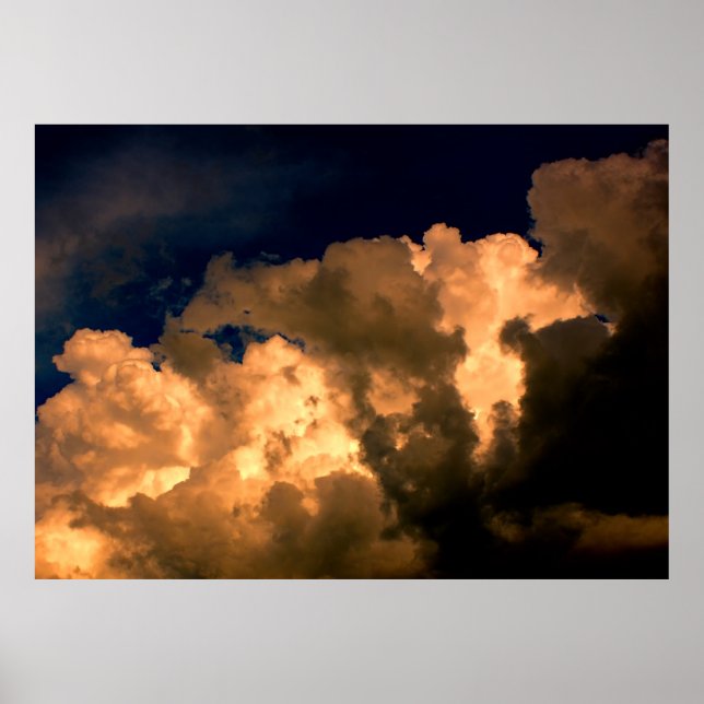 Schönes Storm Cloud Nature Sky Foto Poster (Vorne)