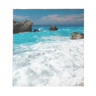 Schönes Strandwasser Surf Aloha Hawaiian Wedding Notizblock